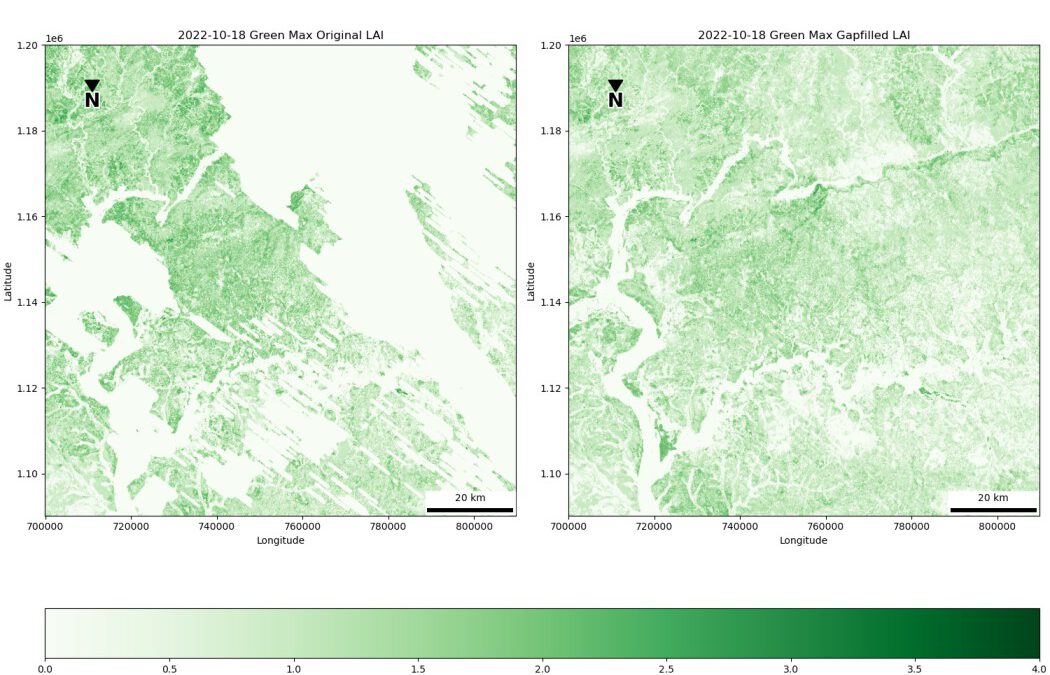 Internship presentation by Jean de Dieu Tuyizere: Mapping leaf area index in Ghana and Senegal using Gaussian process regression and Sentinel-2 Imagery