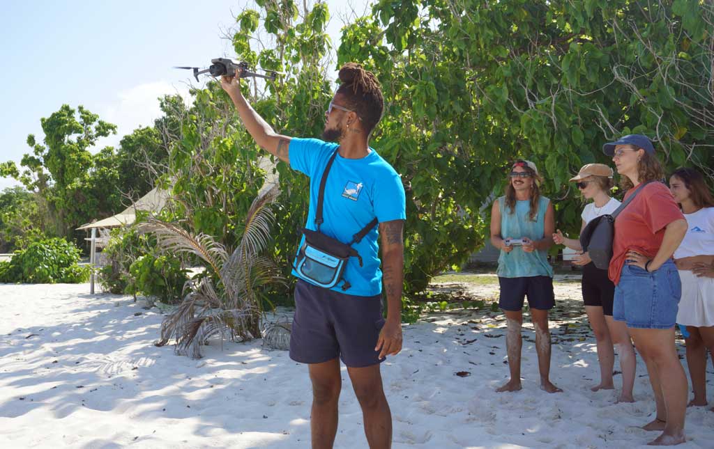 Marlene and Anna did their internship with Nature Seychelles