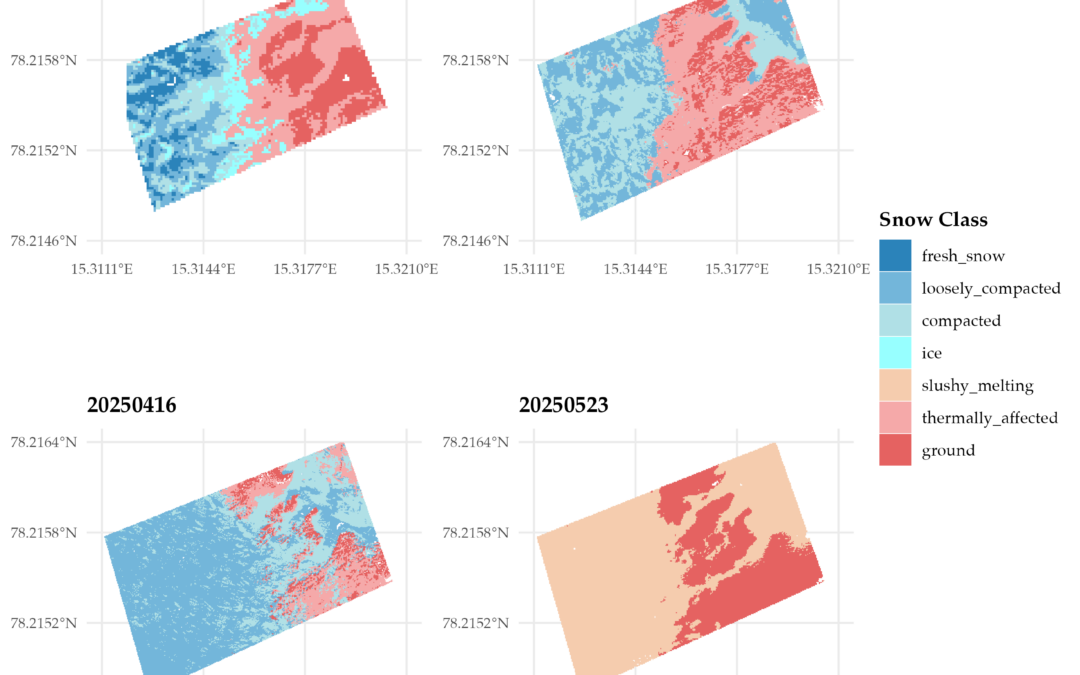 EAGLE MSc Defense: “Assessing the potential of thermal UAS for spatio-temporal Arctic snow monitoring – A pilot study in Bjørndalen, Svalbard”